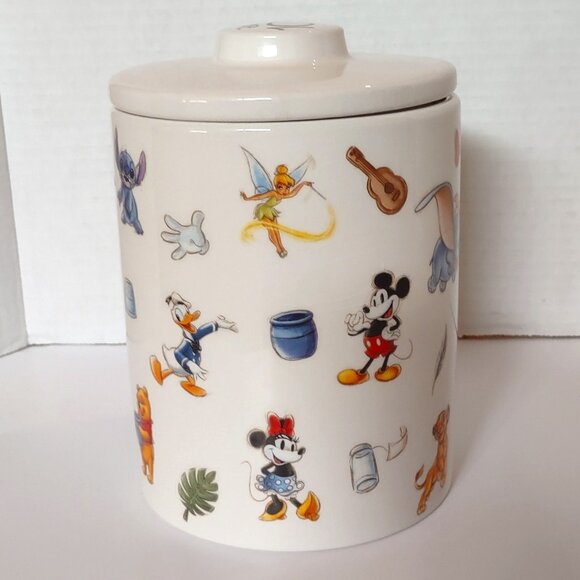 Disney 100 Years of Magic 100th Multi Character Ceramic Canister 2001 - Picture 4 of 7